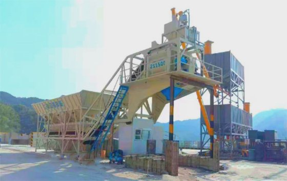 コンクリートツインシャフト混合機