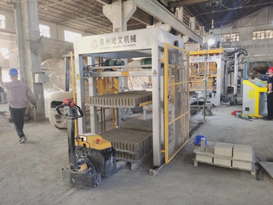 高密度全自動コンクリートブロック機械