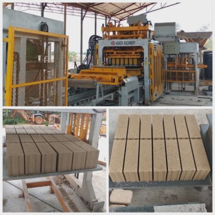 高容量自動コンクリート舗装機、ブロックおよびレンガ製造機