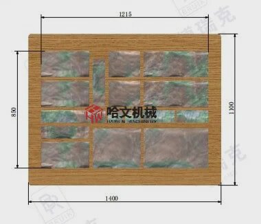 炭素鋼舗装ブロックレンガ型枠 マサブロック製造機用