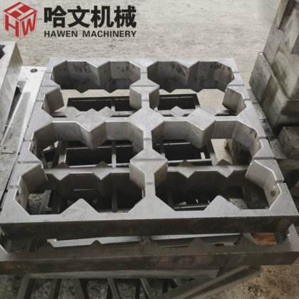 石畳のレンガ型枠