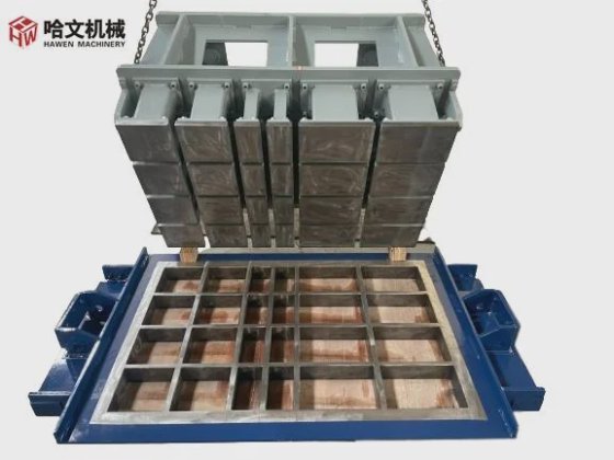 コンクリートの踏み石型のレンガ製造機械