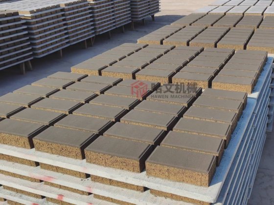 コンクリートの踏み石型のレンガ製造機械