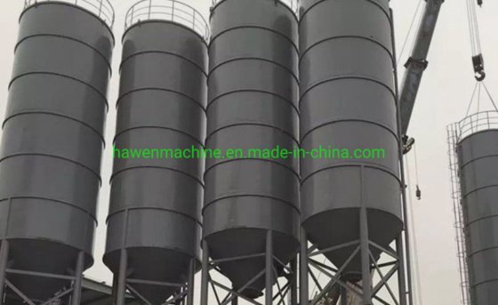 コンクリートブロック製造プラント セメントサイロ