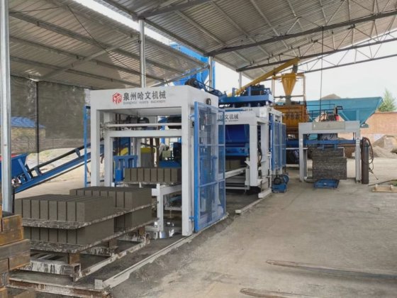 建材 壁用中空ブロック 製造機械 プラント