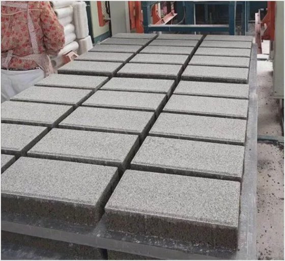 フライアッシュレンガおよびブロック製造機 Qt10-15