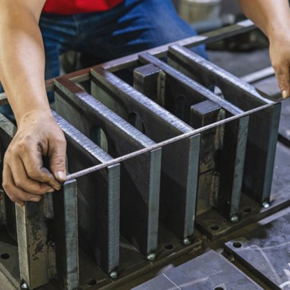 コンクリートレンガ舗装型枠