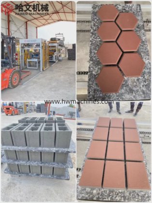 Qt4-15block 高品質自動レンガ製造機の工場直販