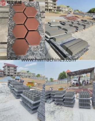 Qt4-15block 高品質自動レンガ製造機の工場直販