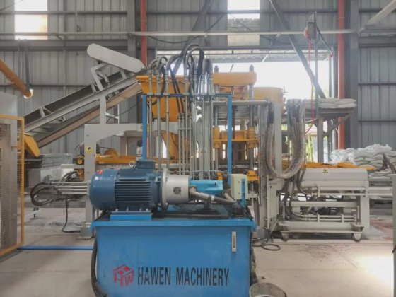 hydraulic cement interlock paver making