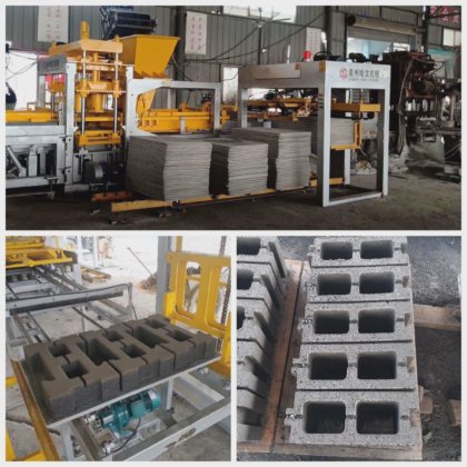hydraulic cement interlock paver making