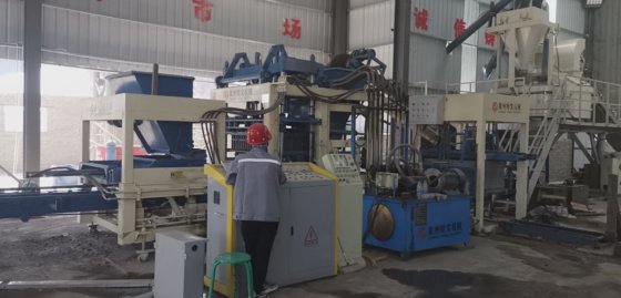 カラーロックパブリックレンガ製造機