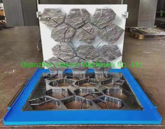 コンクリートブロック舗装機用のレンガ型