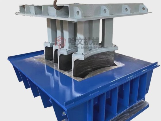 コンクリート舗装用型枠のセメントブロックレンガ製造機
