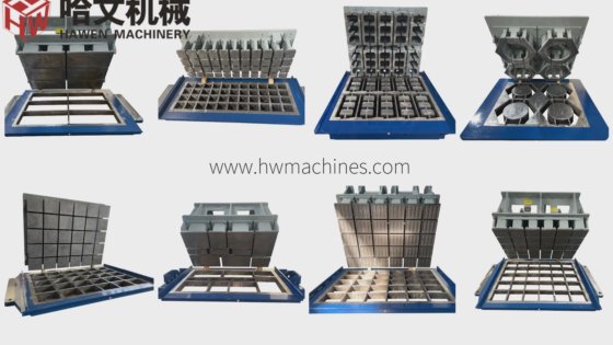 セメントブロックレンガ舗装製造機用のカスタマイズ可能な多用途コンクリート中空ブロック型