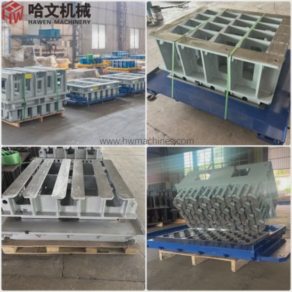 セメントブロックレンガ舗装製造機用のカスタマイズ可能な多用途コンクリート中空ブロック型