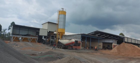 組立式ボルト付きセメントサイロ ミキシングプラント用