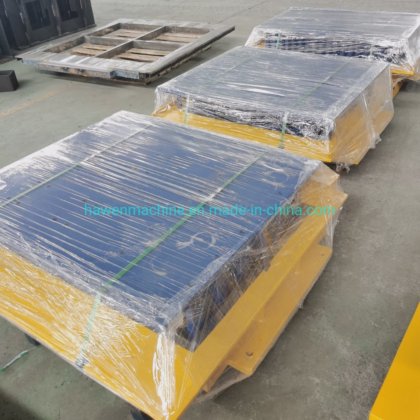 コンクリートブロック舗装石縁石製造機用のインターロッキングパーヴァーモールド