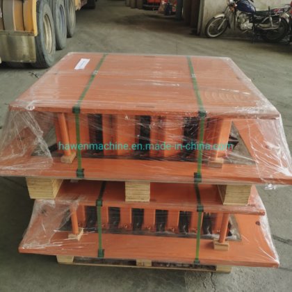 コンクリートブロック舗装石縁石製造機用のインターロッキングパーヴァーモールド