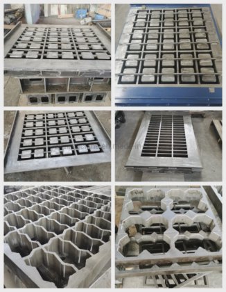 コンクリートブロック型枠 インターロッキング舗装型枠 サウジアラビアでのホットセール