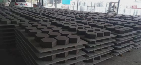 ブロック生産用のカスタマイズサイズ高密度プラスチックGMTパレット