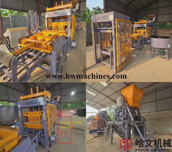 環境に優しく高品質なフルオートマチックコンクリートブロック製造機 Qt6-15