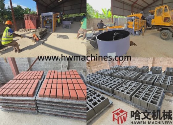 環境に優しく高品質なフルオートマチックコンクリートブロック製造機 Qt6-15