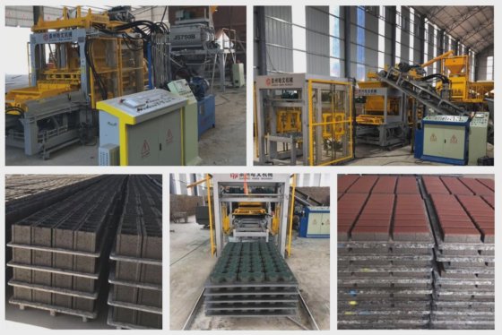 Machine de fabrication de briques