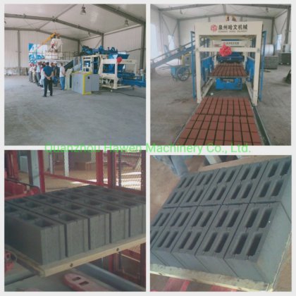 舗装レンガ建築用中空ブロック製造機
