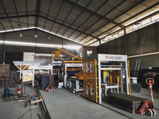 コンクリートブロックレンガ製造機 エチオピア