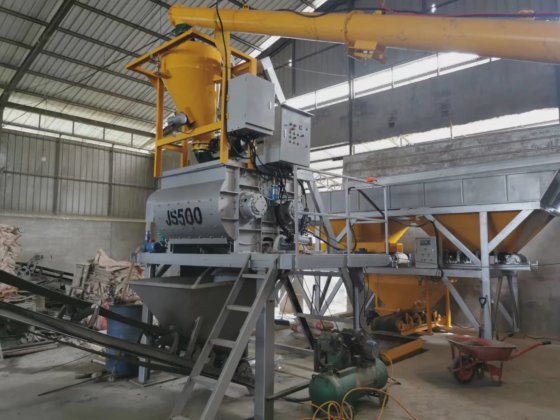 コンクリートブロックレンガ製造機 エチオピア