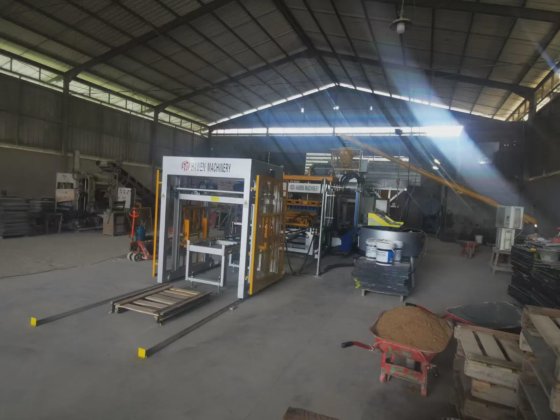 コンクリートブロックレンガ製造機 エチオピア