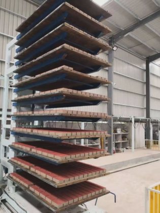 高温蒸気木製パレットブロック製造用