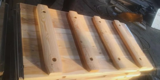 高温蒸気木製パレットブロック製造用