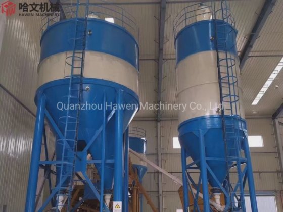 50 コンクリート混合プラント用トンセメントサイロ ブロック製造機