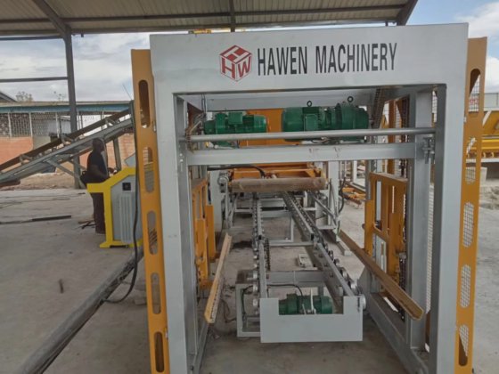 自動コンクリートブロック製造ライン