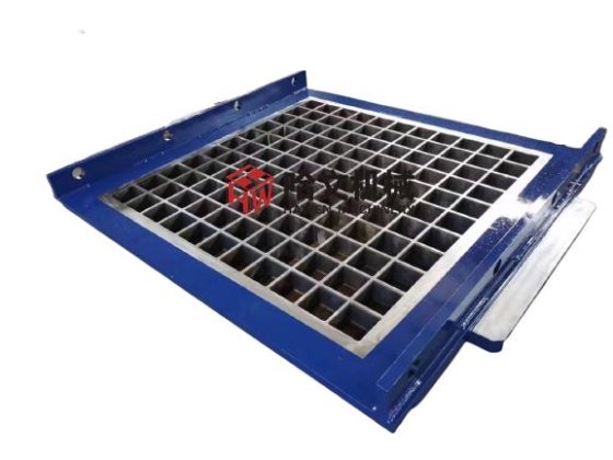 Block making machine with batching
