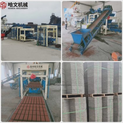 エジプトの頑丈で耐久性があり、エネルギー効率が高く、環境に優しい全自動コンクリート舗装ブロック製造機