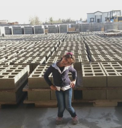 ドイツ 自動舗装石 空洞油圧建材 コンクリート セメントブロック機