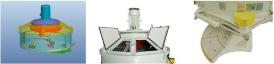 コンクリート混合プラント プラネタリーミキサー