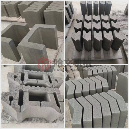 コンクリートブロック舗装用機械のセメントレンガ型