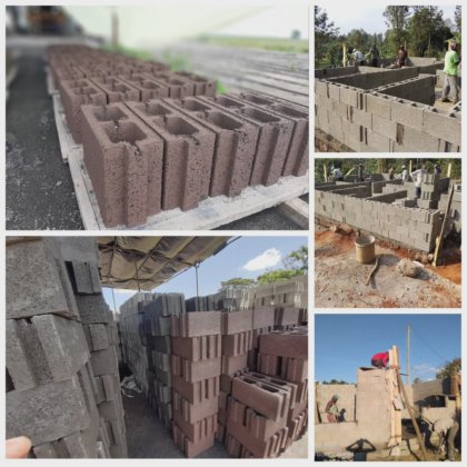 インターロッキング舗装タイルテラゾータイルコンクリート中空ブロック製造機ブロックレンガ成形機セメントブロック製造機