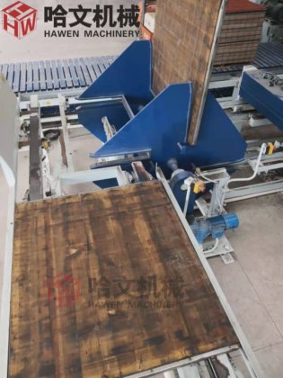 コンクリートブロックレンガ舗装機械使用木製ボード