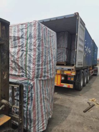 コンクリートブロックレンガ舗装機械使用木製ボード