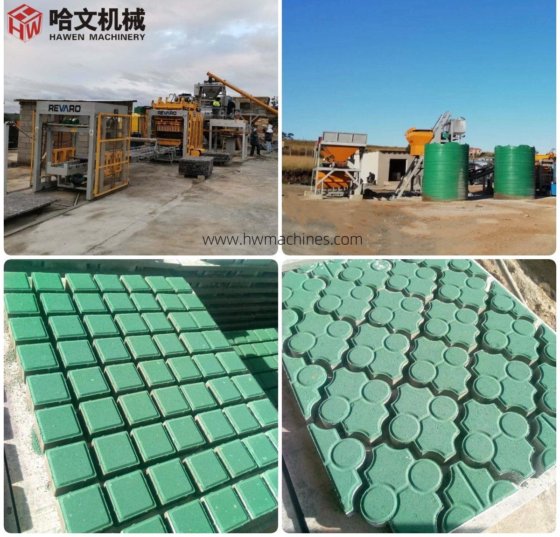 エチオピアの高品質な完全自動中空ブロック舗装ブロック相互接続舗装製造機