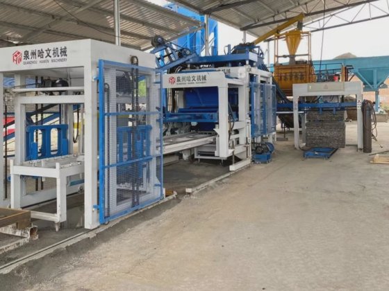 Machine de fabrication de pavés