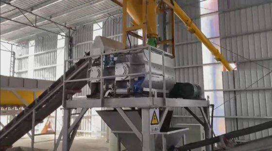 ツインシャフトコンクリートミキサー パーヴァー製造プラント用