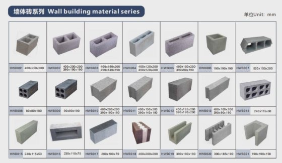中国の主要な製造業者 コンクリートレンガ製造機の型