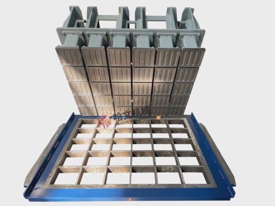 中国の舗装コンクリートドライブウェイブロック型枠、舗装レンガ製造機用