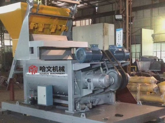 ツインシャフトコンクリートミキサー コンクリートブロック製造機用